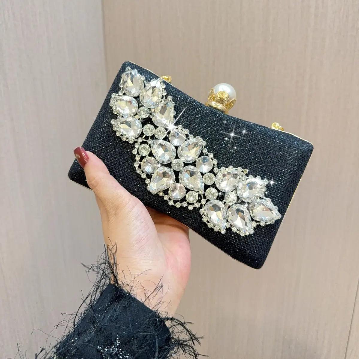MAC059 Clutches Wedding Dinner Party Sparkling Handbags - SJB-DIAMOND ELITES