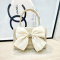 MAC060 White Bowknot Portable Shoulder Bag Big Bow Design Underarm Bags - SJB-DIAMOND ELITES