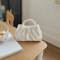 MAC062 Soft Leather Pearl Clutch Evening Bags - SJB-DIAMOND ELITES