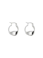 MAC063 Filled Twisted Ear Buckle Earrings - SJB-DIAMOND ELITES