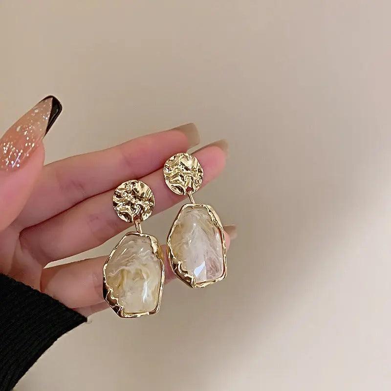 MAC065 Needle Pendant  Vintage Geometry Acrylic Earrings - SJB-DIAMOND ELITES