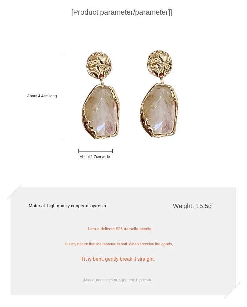 MAC065 Needle Pendant  Vintage Geometry Acrylic Earrings - SJB-DIAMOND ELITES