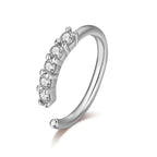 MAC066 Minimalist Openable Helix Hoop Nose Ring - SJB-DIAMOND ELITES