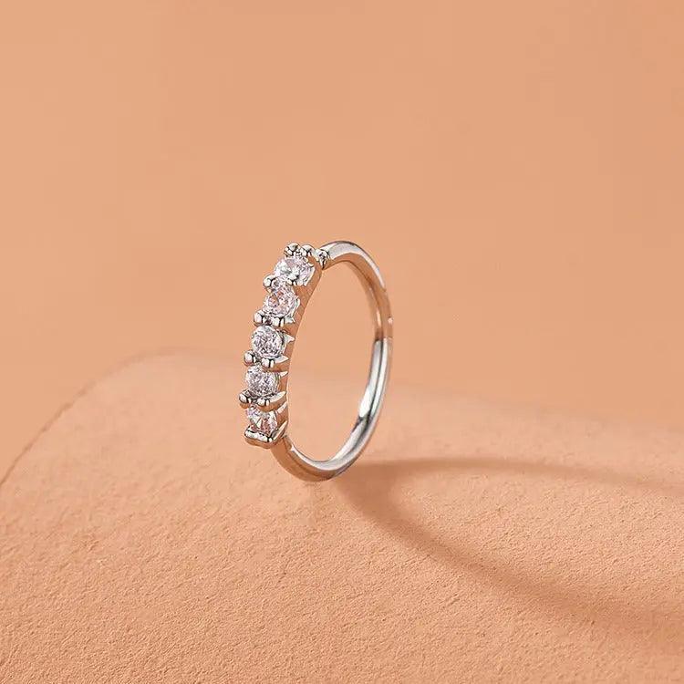 MAC066 Minimalist Openable Helix Hoop Nose Ring - SJB-DIAMOND ELITES