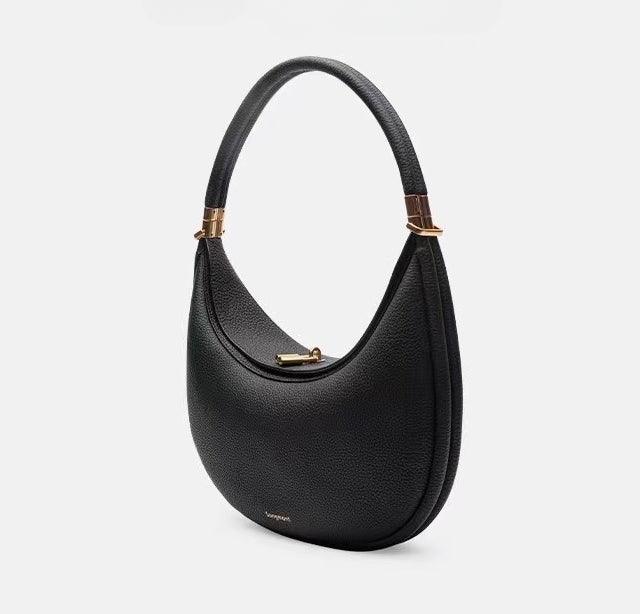 Fashionable And Changeable Cowhide Moon Bag (MAC069) - SJB-DIAMOND ELITES