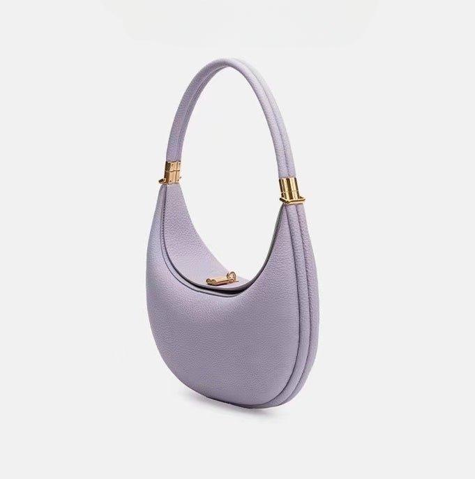 Fashionable And Changeable Cowhide Moon Bag (MAC069) - SJB-DIAMOND ELITES