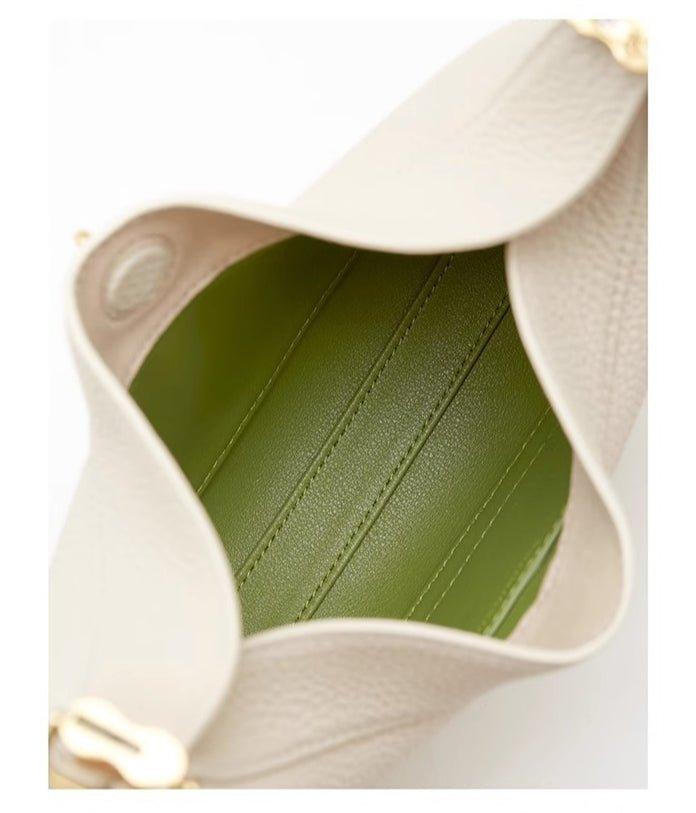 Fashionable And Changeable Cowhide Moon Bag (MAC069) - SJB-DIAMOND ELITES