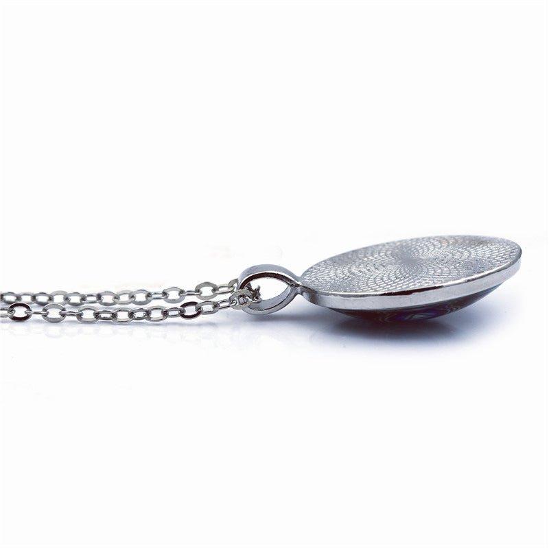 MAC076 Time Gem Palestine keffiyeh Anti-War Peace Pendant Necklace - SJB-DIAMOND ELITES