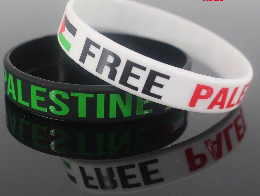 Palestine Flag Silicone Bracelet (MAC078) - SJB-DIAMOND ELITES