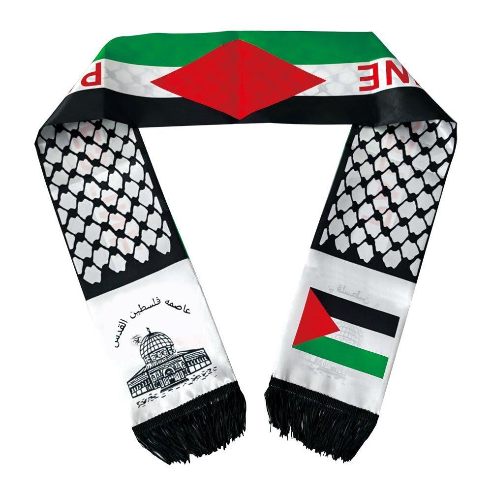 Palestine flag keffiyeh scarf (MAC079) - SJB-DIAMOND ELITES
