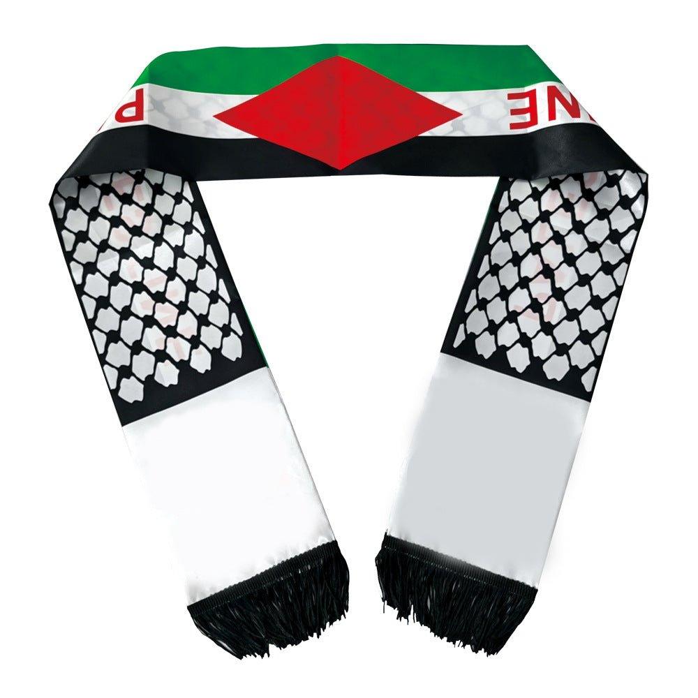 Palestine flag keffiyeh scarf (MAC079) - SJB-DIAMOND ELITES