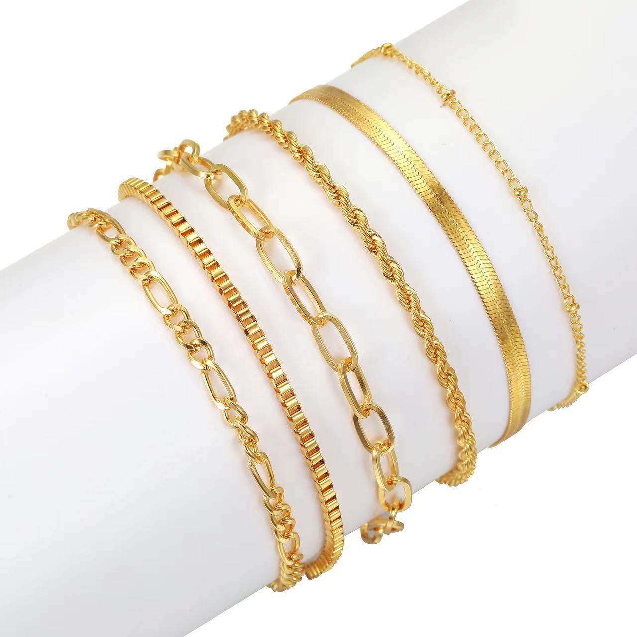 MAC092 Bohemian Minimalist Metal Multi-Layer Bracelet - SJB-DIAMOND ELITES