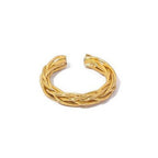 MAC094 High Color Retention Vacuum Eelectroplating Retro Simple Ring - SJB-DIAMOND ELITES