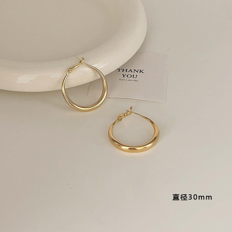 MAC096 925 sterling silver needle high-end French style earrings - SJB-DIAMOND ELITES