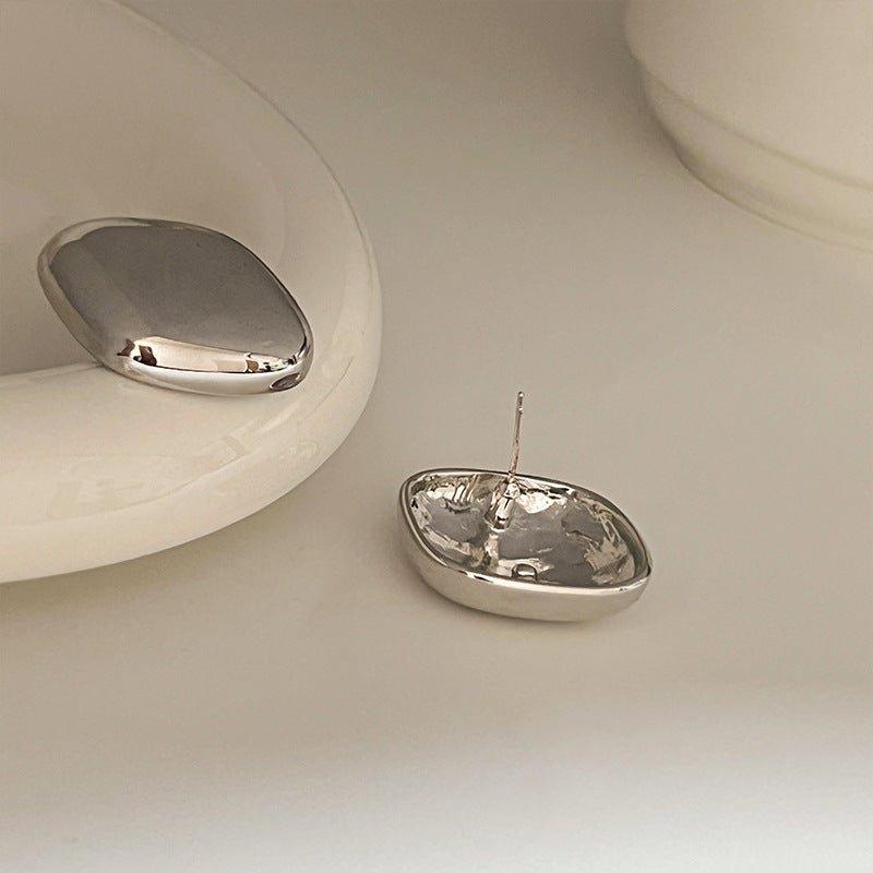 MAC096 925 sterling silver needle high-end French style earrings - SJB-DIAMOND ELITES
