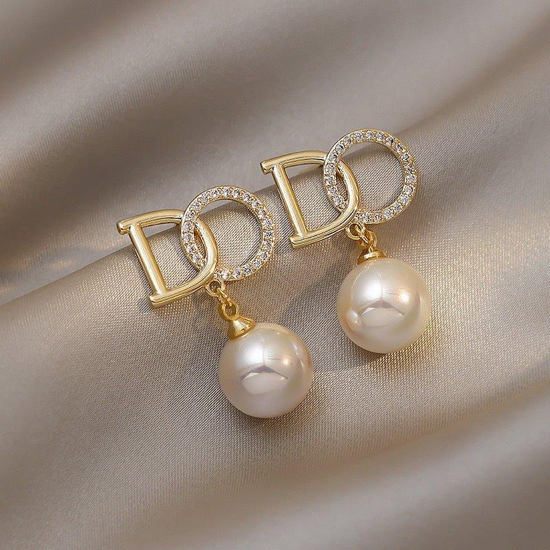 MAC097 French Style High-end Light Luxury Earrings - SJB-DIAMOND ELITES