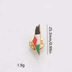 MAC103 Stainless Steel Keffiyeh Palestine Map Brooch - SJB-DIAMOND ELITES