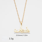 MAC104 Stainless Steel Keffiyeh Arabic Palestinian Pendant Necklace - SJB-DIAMOND ELITES