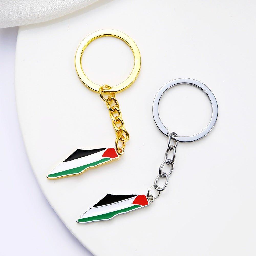 MAC106 Free Pakistan Keffiyeh Key Metal Pendant - SJB-DIAMOND ELITES