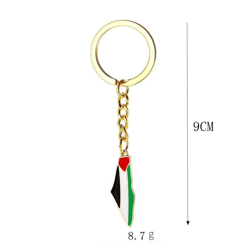 MAC106 Free Pakistan Keffiyeh Key Metal Pendant - SJB-DIAMOND ELITES