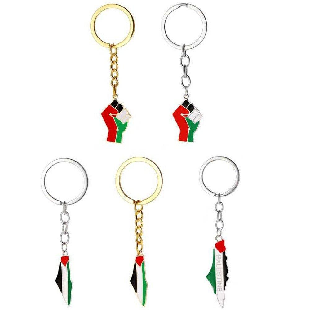 MAC106 Free Pakistan Keffiyeh Key Metal Pendant - SJB-DIAMOND ELITES