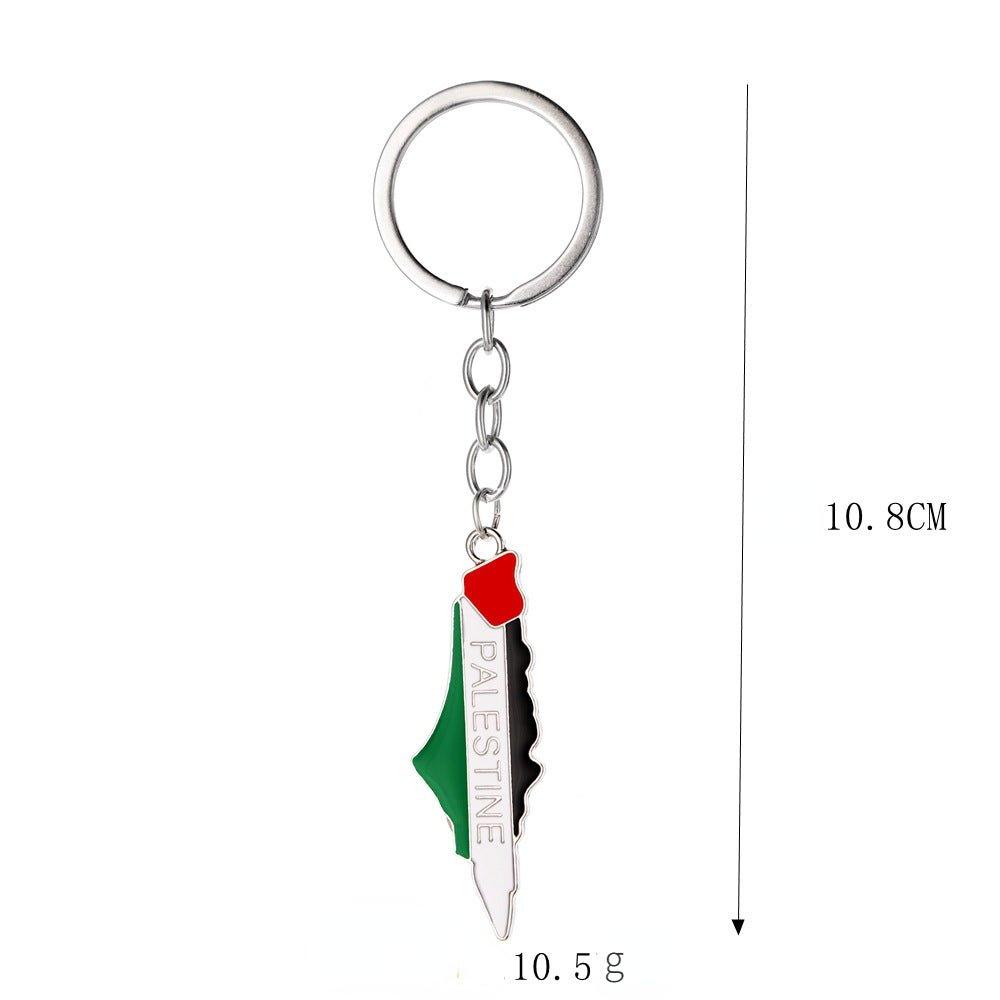 MAC106 Free Pakistan Keffiyeh Key Metal Pendant - SJB-DIAMOND ELITES