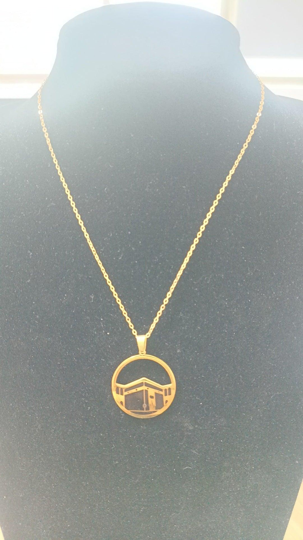 MAC111 Stainless Steel Masjid Pattern Necklace - SJB-DIAMOND ELITES