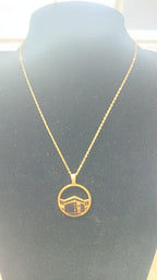 MAC111 Stainless Steel Masjid Pattern Necklace - SJB-DIAMOND ELITES