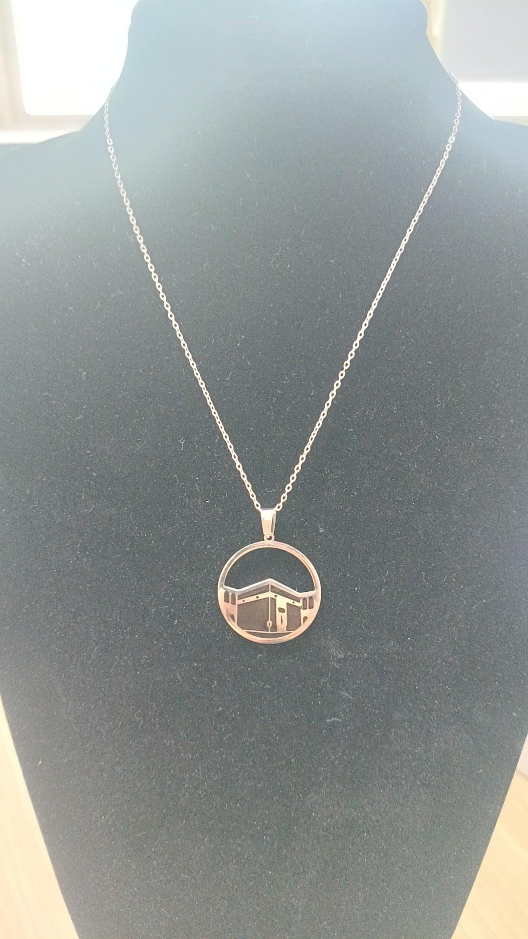 MAC111 Stainless Steel Masjid Pattern Necklace - SJB-DIAMOND ELITES