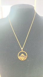 MAC111 Stainless Steel Masjid Pattern Necklace - SJB-DIAMOND ELITES