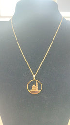 MAC111 Stainless Steel Masjid Pattern Necklace - SJB-DIAMOND ELITES
