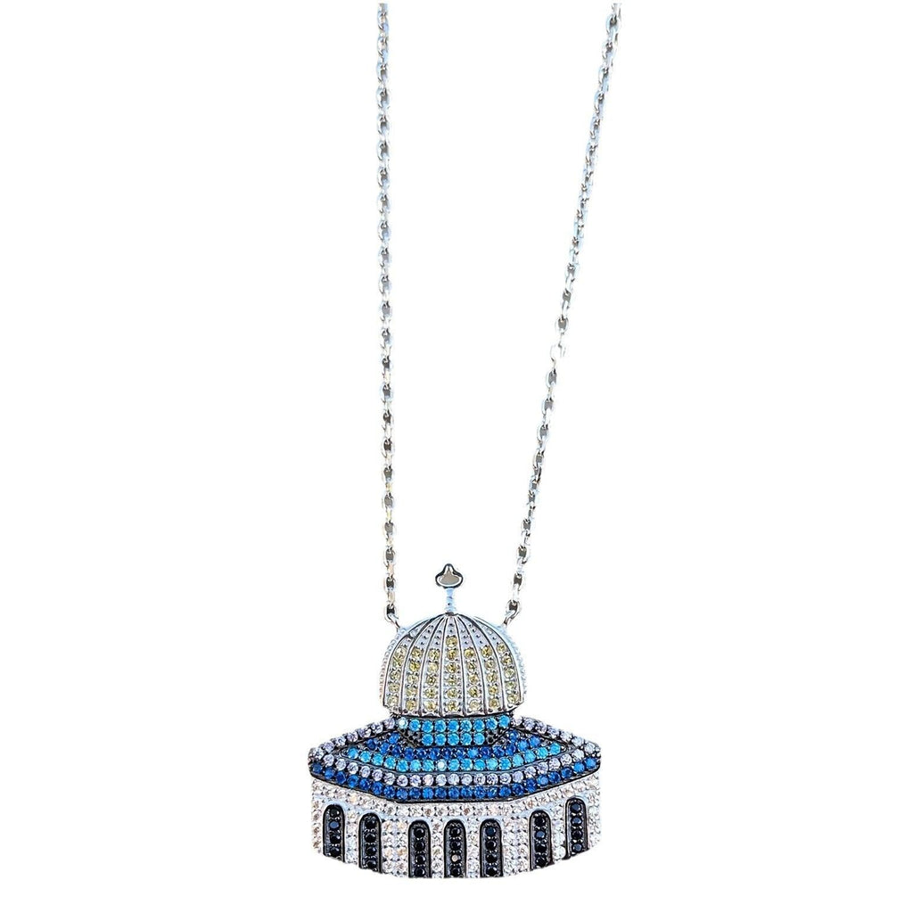 MAC112 Masijid Pattern Keffiyeh Necklace - SJB-DIAMOND ELITES