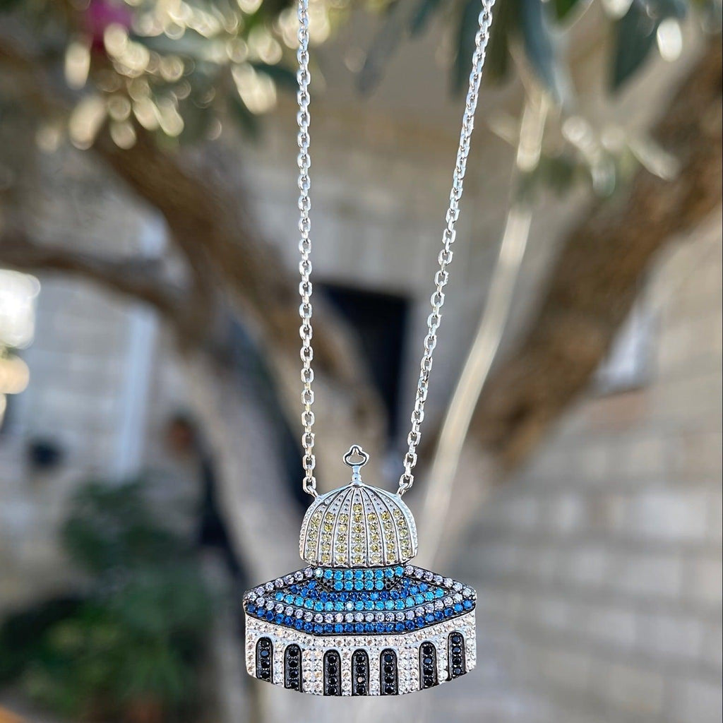 MAC112 Masijid Pattern Keffiyeh Necklace - SJB-DIAMOND ELITES