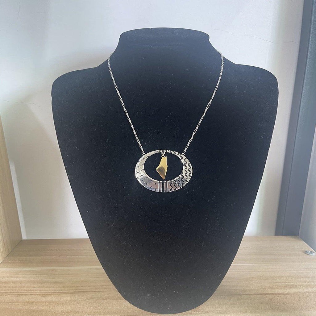 MAC113 Stainless Steel Keffiyeh Necklace - SJB-DIAMOND ELITES