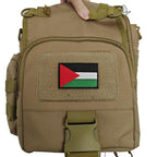 MAC115 Palestine Flag Embroidered PVC Rubber Badge Velcro - SJB-DIAMOND ELITES