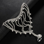 MAC118 Full Diamond  Light Luxury Tassel Ring Bracelet - SJB-DIAMOND ELITES