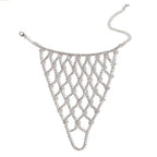 MAC119 Armani Mesh Rhinestone Temperament Mitt Bracelet - SJB-DIAMOND ELITES