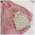 MAC124 Fresh Handwoven Pearl Bead Bag - SJB-DIAMOND ELITES