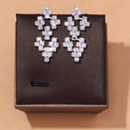 MAC128  Stylish Rhinestone Tassel Jewelry Set - SJB-DIAMOND ELITES