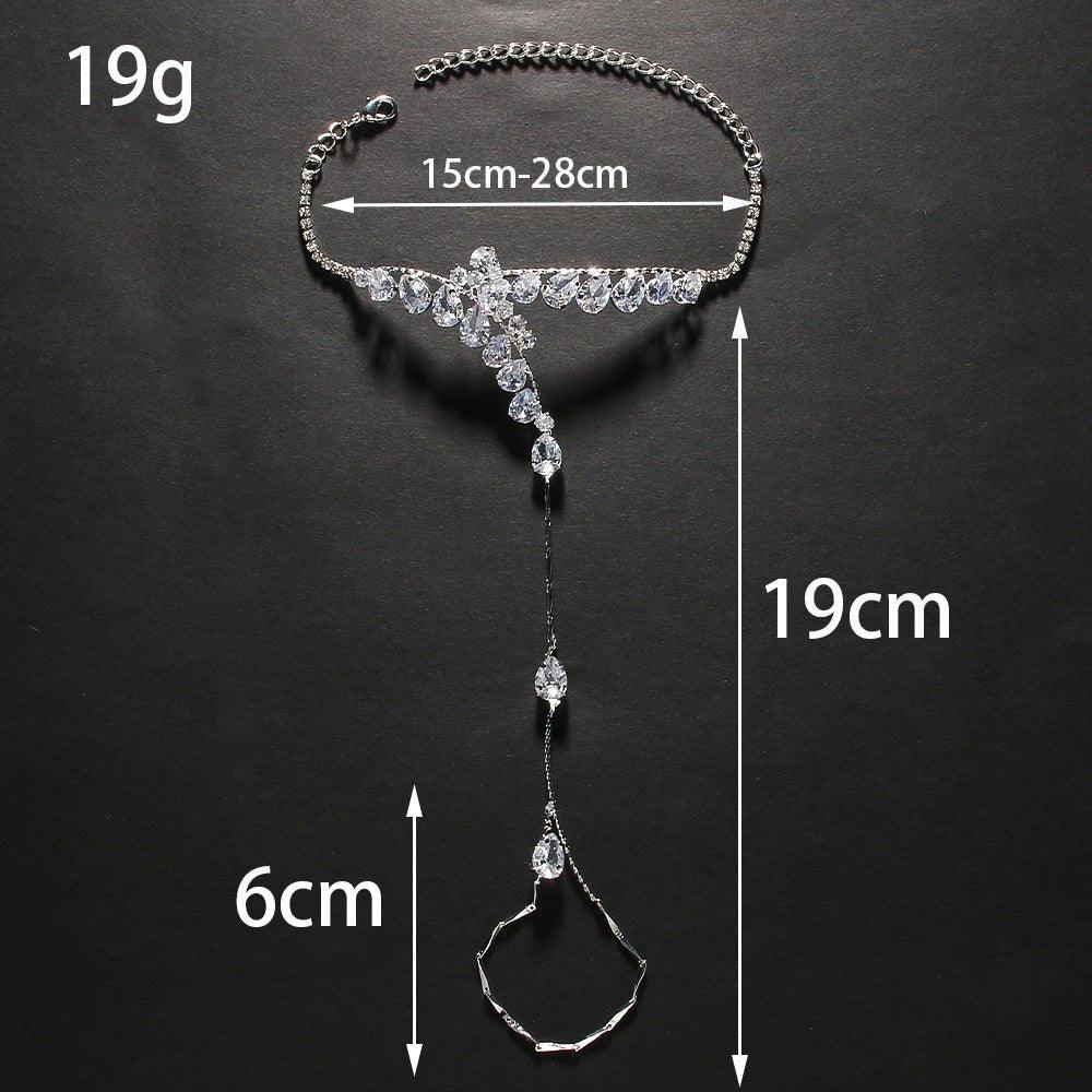 MAC131  Water Drop Zircon High-end Bracelet - SJB-DIAMOND ELITES