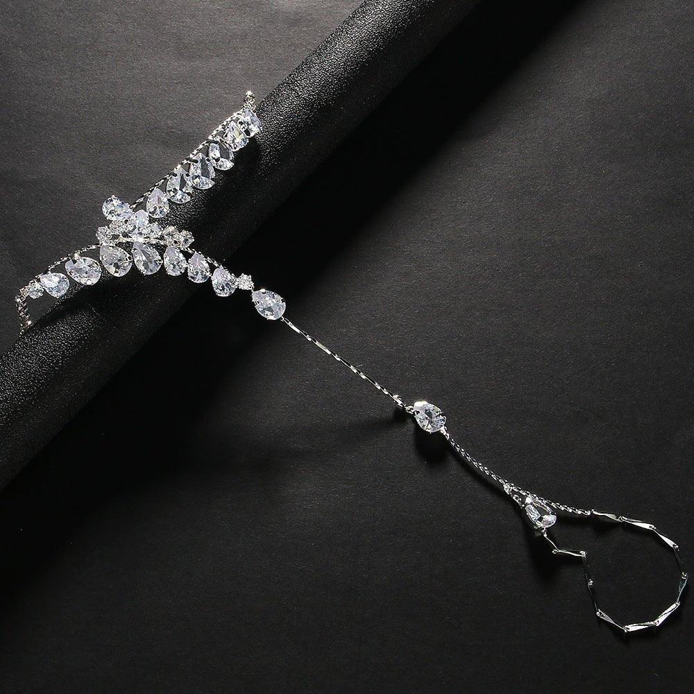 MAC131  Water Drop Zircon High-end Bracelet - SJB-DIAMOND ELITES