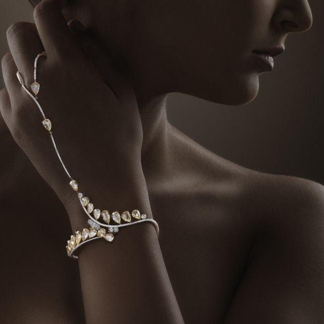 MAC131  Water Drop Zircon High-end Bracelet - SJB-DIAMOND ELITES