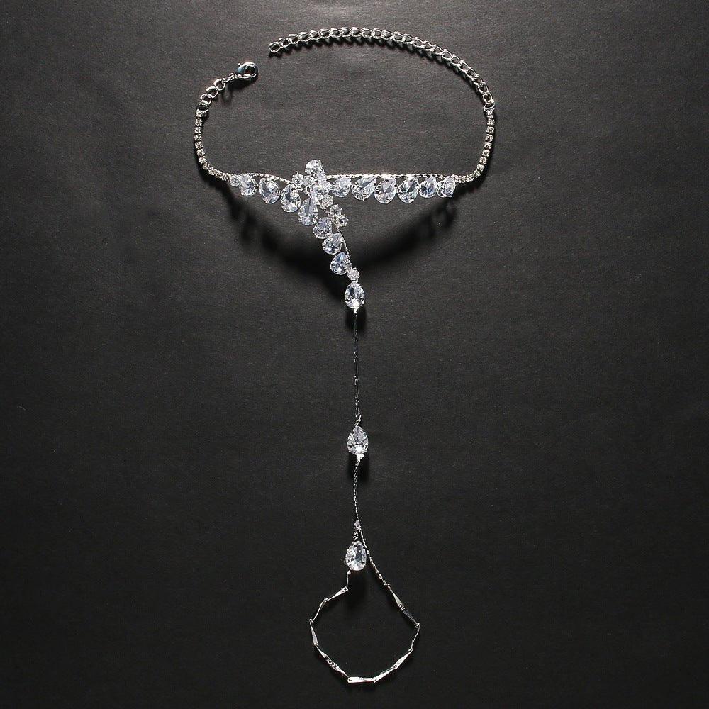 MAC131  Water Drop Zircon High-end Bracelet - SJB-DIAMOND ELITES