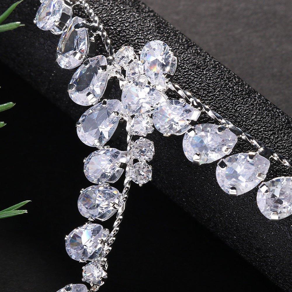 MAC131  Water Drop Zircon High-end Bracelet - SJB-DIAMOND ELITES