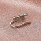 MAC134  Non-Puncture T-Shape Micropaved Zirconia Nose Ring - SJB-DIAMOND ELITES