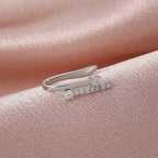 MAC134  Non-Puncture T-Shape Micropaved Zirconia Nose Ring - SJB-DIAMOND ELITES