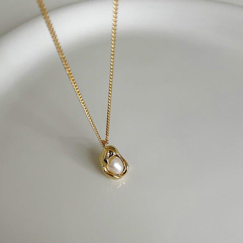 MAC136 High-end Pendant Pearl Necklace - SJB-DIAMOND ELITES
