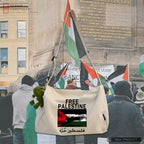 MAC139 Palestine Peace Crossbody Canvas Bag - SJB-DIAMOND ELITES