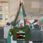 MAC139 Palestine Peace Crossbody Canvas Bag - SJB-DIAMOND ELITES