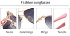 MAC140 Metal Fashion Sunglasses - SJB-DIAMOND ELITES